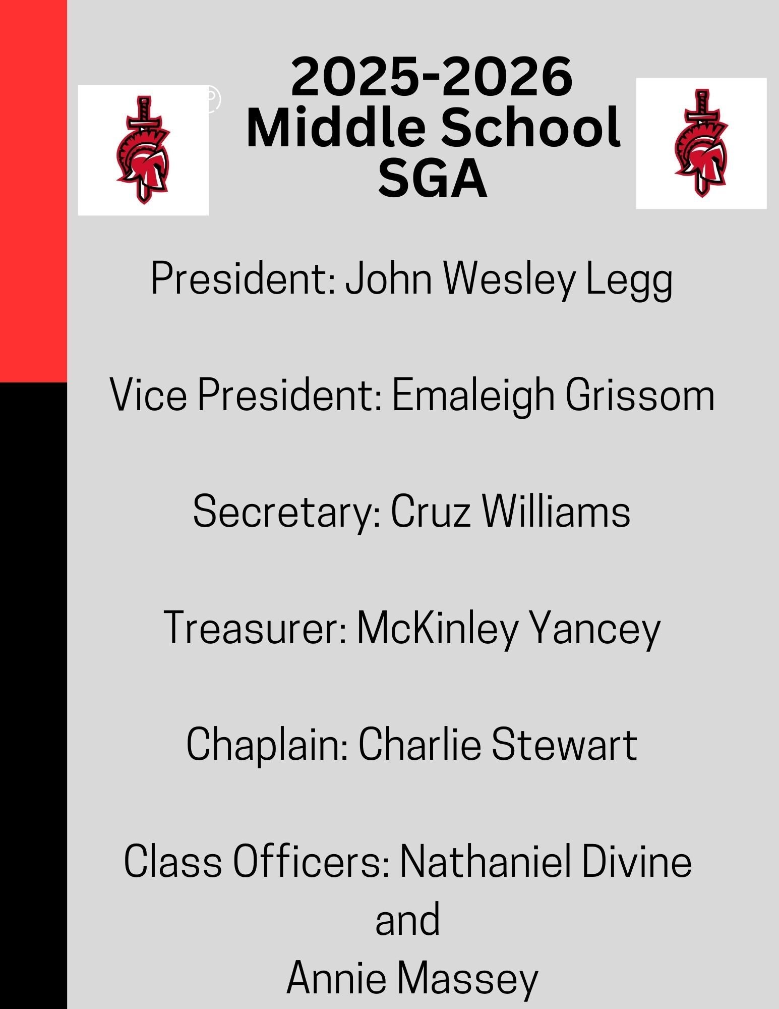 Middle School SGA